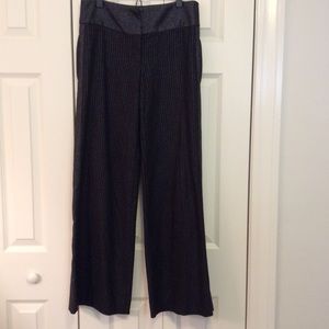 Diane von Furstenberg DVF Pinstripe Menswear Wool Pants 6